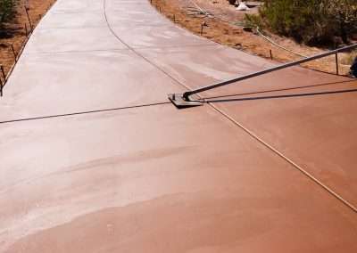 ECB Concrete Concrete Driveway Broom Finish Surface Installation Concrete Driveways & Sidewalks