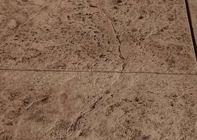 ECB Concrete Curved Concrete Patio Backyard Smooth Finish Concrete Patios