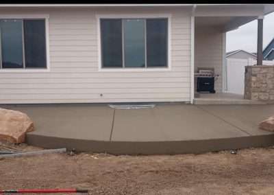 ECB Concrete Decorative Concrete Patio Multi Finish Sections Concrete Patios